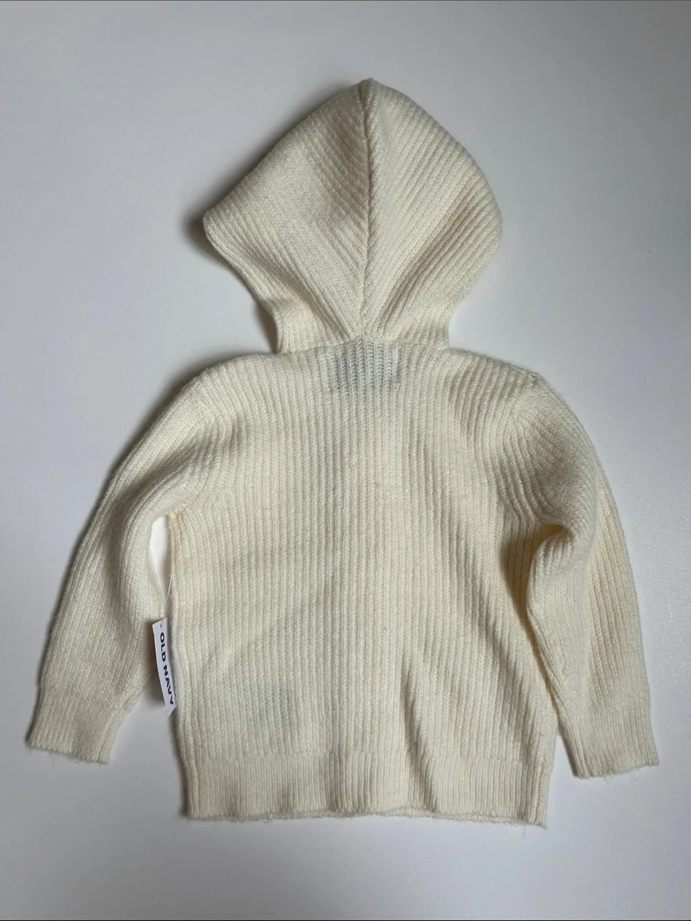 Old Navy Cream Hooded Knit Cardigan with Ear Details - Kids